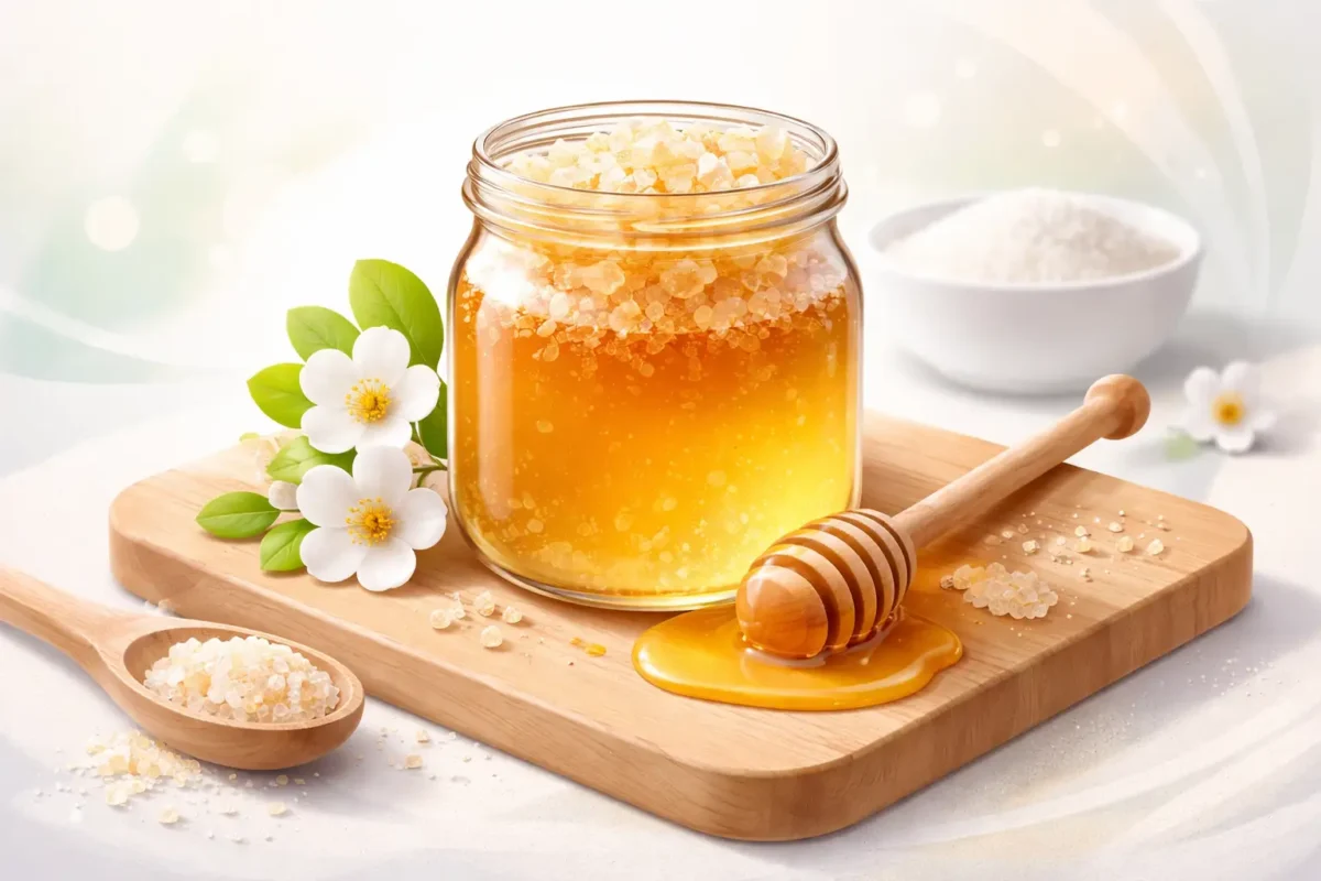 علت برفک زدن عسل و راهنمای عملی برای تولیدکننده و خرده‌فروش